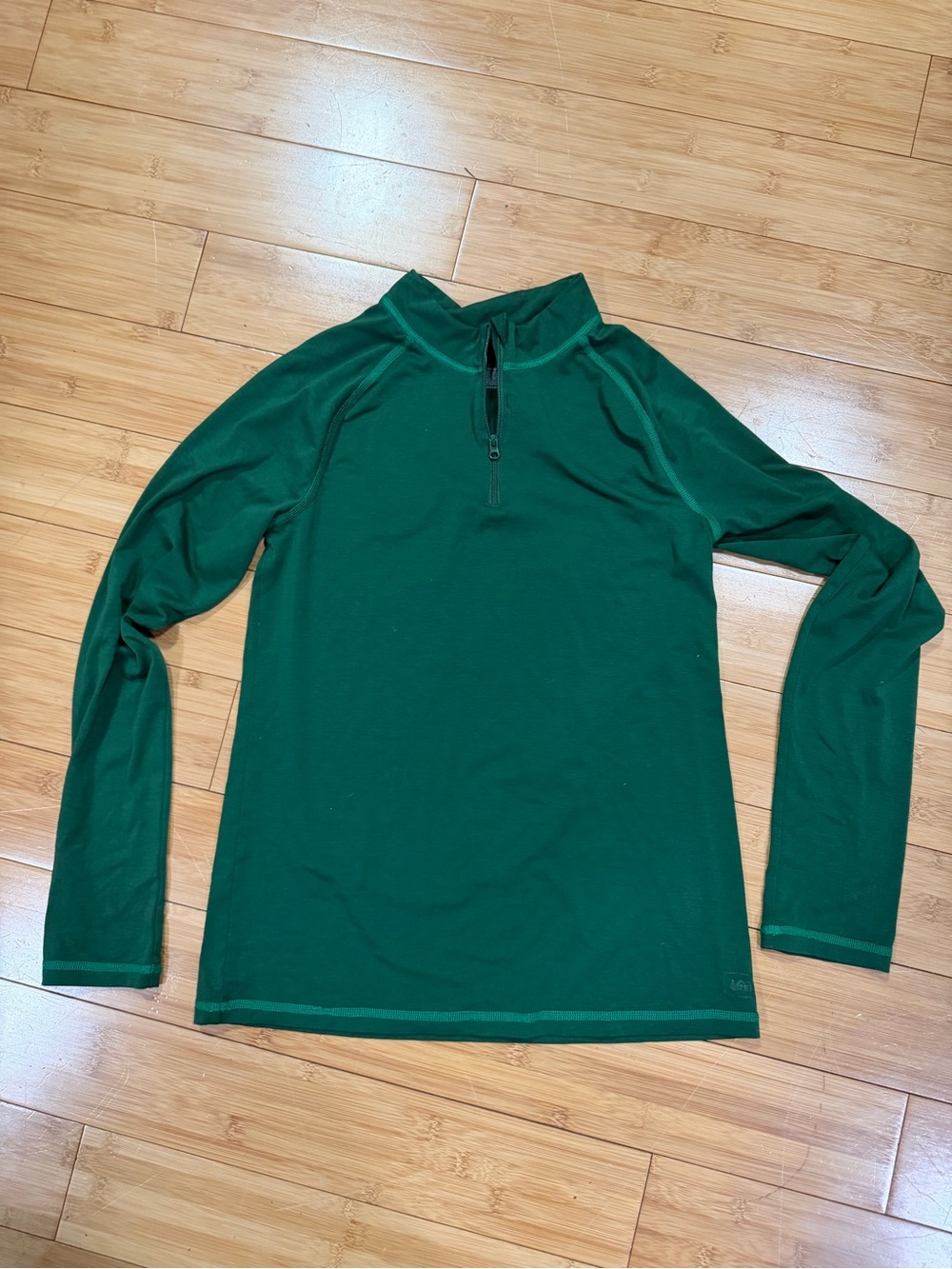 REI Green Kids' Quarter-Zip Pullover